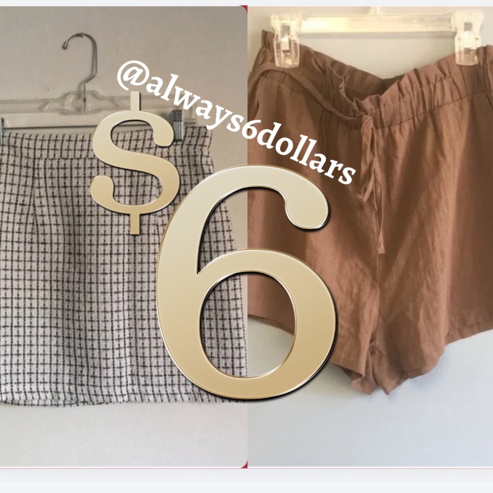 (2) SHEIN BOTTOMS (Skirt and Shorts): Size Large